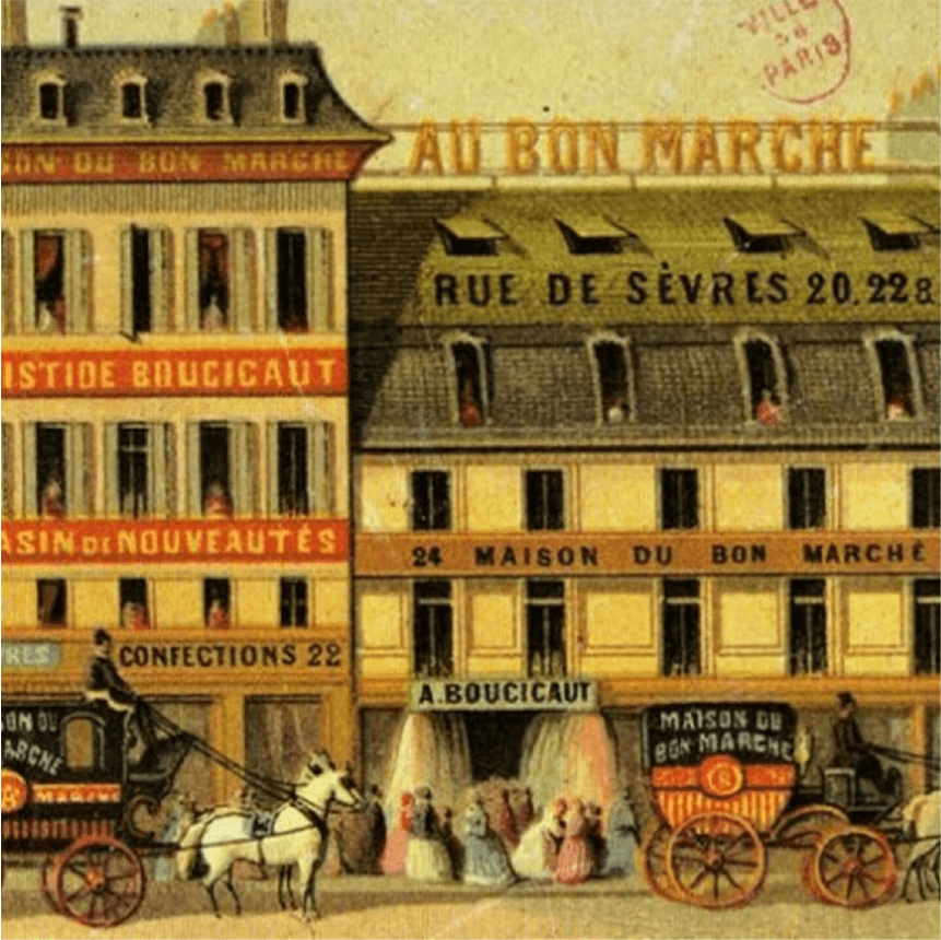 LE BON MARCHÉ, Paris 1850’s
